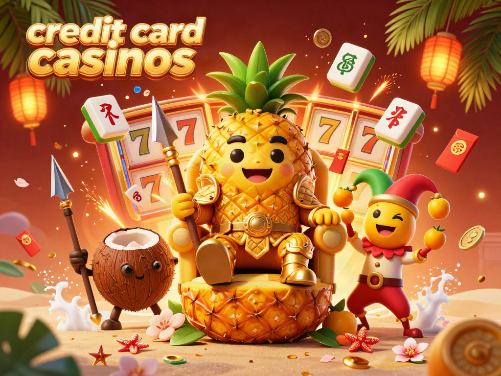 Experience exciting credit card casinos with playful characters and vibrant gameplay elements.