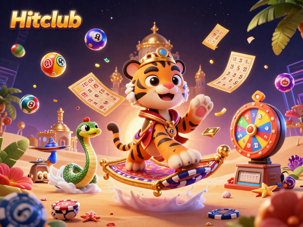 Hitclub illuminates the night with vibrant lottery games, colorful treasures, and enchantment.