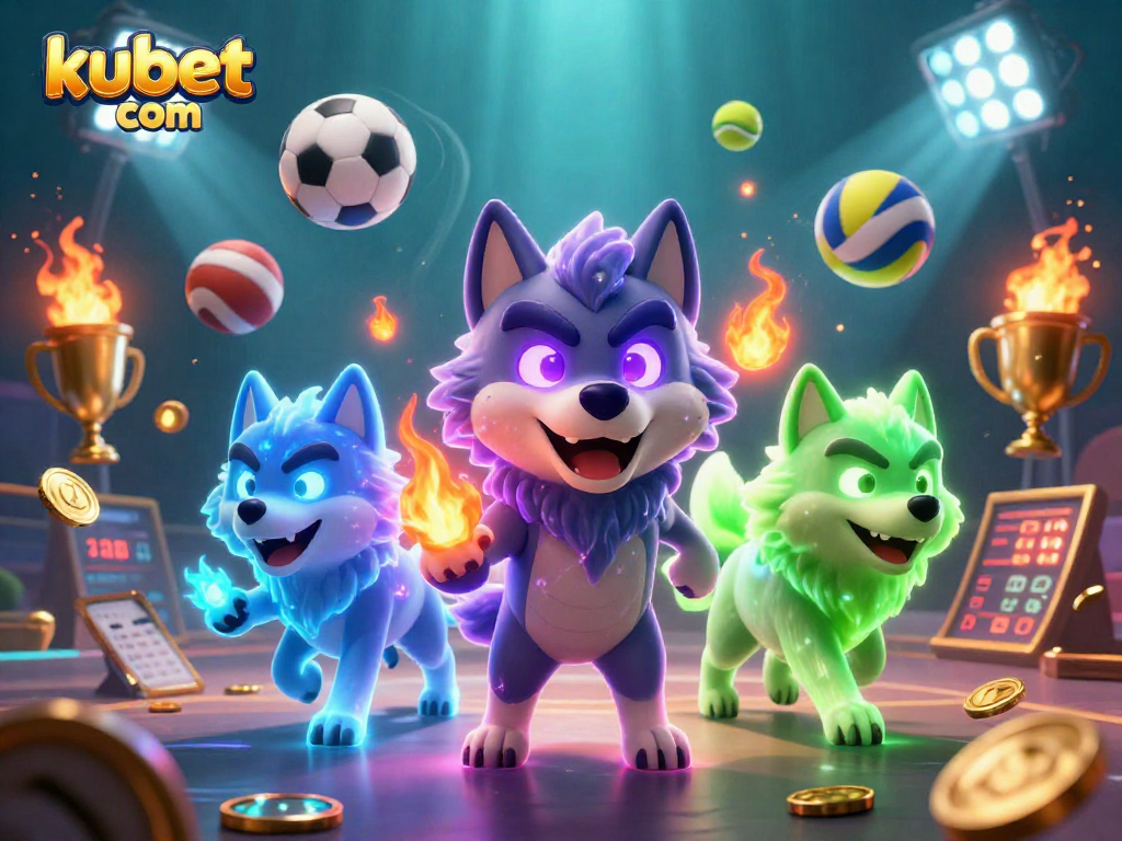 Experience thrilling bets at kubet com with engaging 3D action of sports and gaming elements.