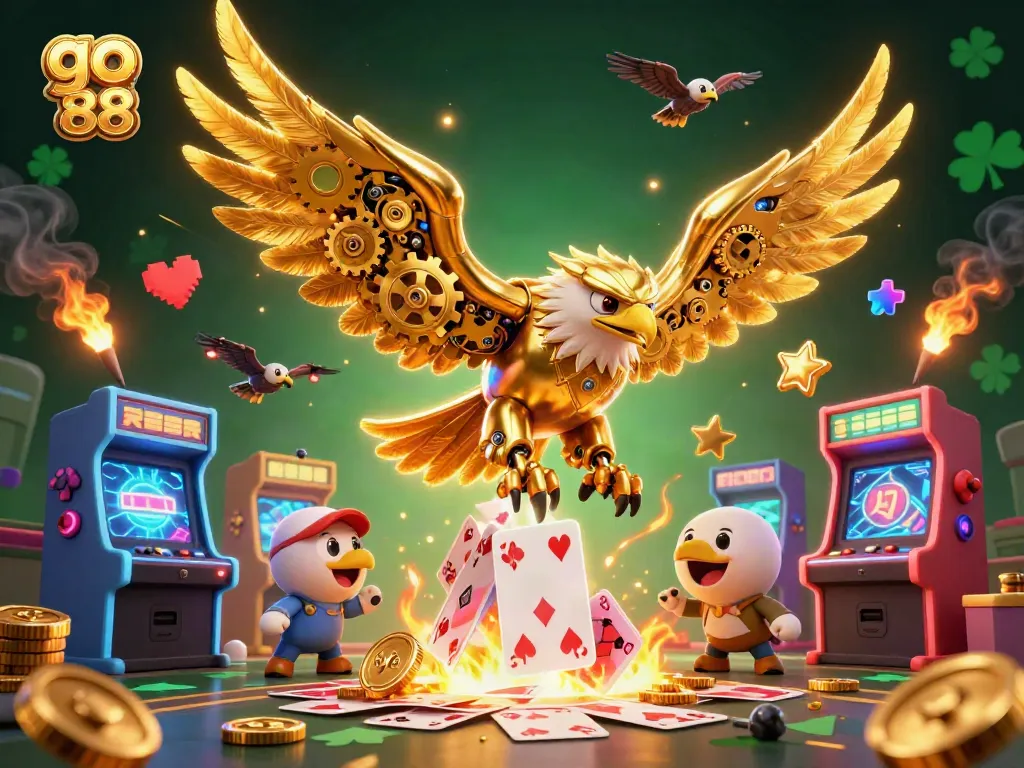 Chơi game trên go 88 với cá chép vàng và thẻ chơi 3D hologram tuyệt đẹp.