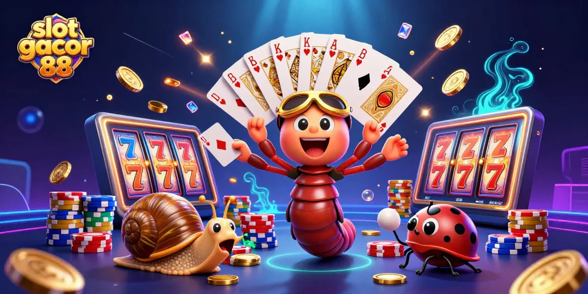 Engage in slot gacor 88 excitement with animated characters and dazzling casino elements