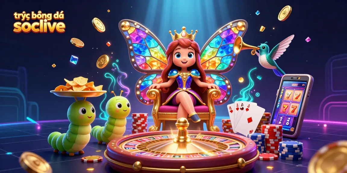 Experience the exciting trực tiếp bóng đá socolive action with vibrant, engaging graphics of a colorful casino scene.