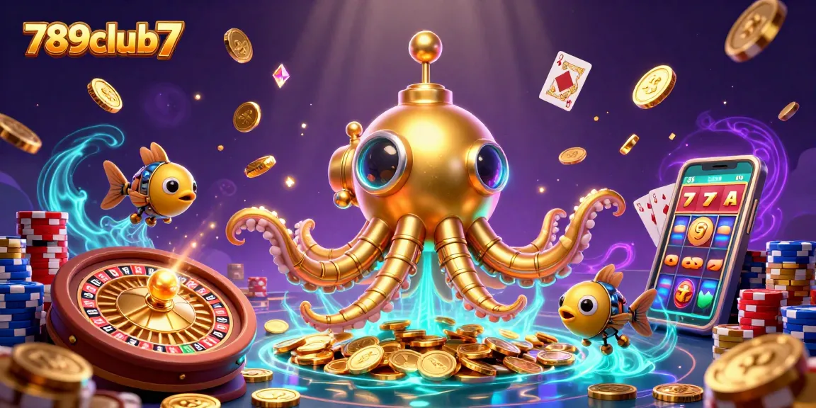 Experience the thrill of winning at 789club7 with golden coins cascading and gaming action all around.