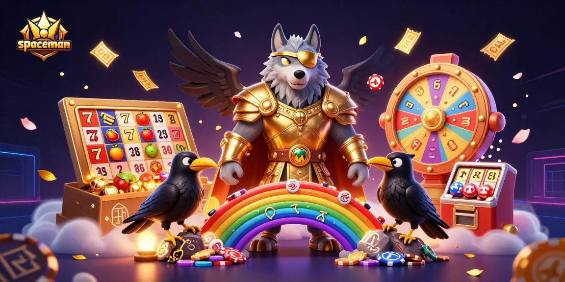 Spaceman menghadirkan slot jackpot dengan tema luar angkasa dan fitur bonus menang besar